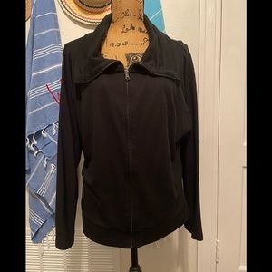 Talbots Black Zip Up Jacket - M